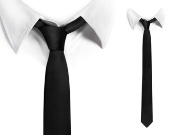 Schmale Krawatte